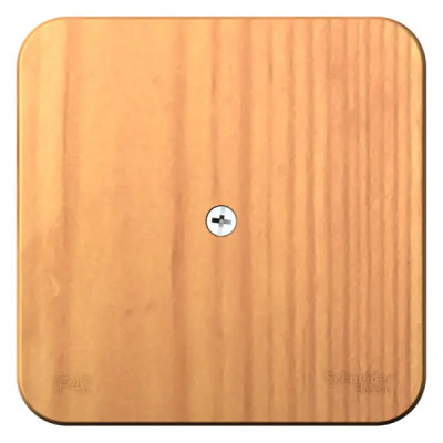 Распределительная коробка открытая Systeme Electric 75x30x75 мм 1 ввод IP42 цвет ясень BLNRK000015