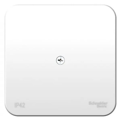 Распределительная коробка открытая Schneider Electric 75x30x75 мм 1 ввод IP42 цвет белый