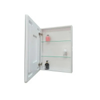 Шкаф зеркальный подвесной Flash с LED-подсветкой и подогревом 50x80 см цвет белый