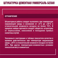 Штукатурка цементная Боларс Универсаль 25 кг