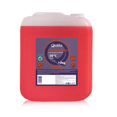 Теплоноситель Qualia QA1030 -30°C 10 кг этиленгликоль