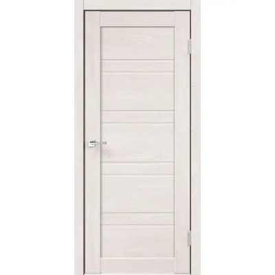 Дверь межкомнатная глухая без замка и петель в комплекте Лайн 60x200 см HardFlex цвет дуб тернер белый