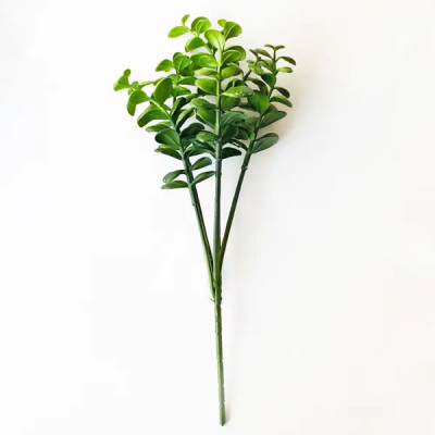 Искусственное растение эвкалипт 34x15 см пластик цвет зеленый