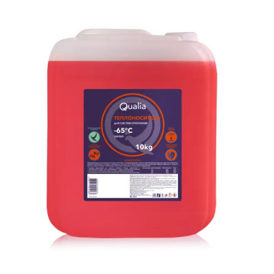 Теплоноситель Qualia QA1065 -65°C 10 кг этиленгликоль