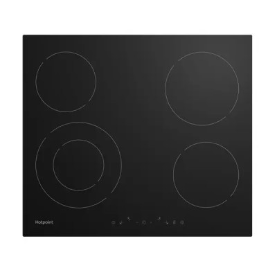 Электрическая варочная панель Hotpoint HR 6T2 C 59 см 4 конфорки цвет черный