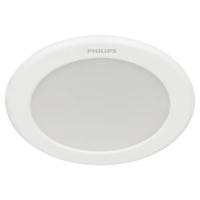 Светильник точечный светодиодный встраиваемый Philips LED6 под отверстие 90 мм 1 м² нейтральный белый свет, цвет белый