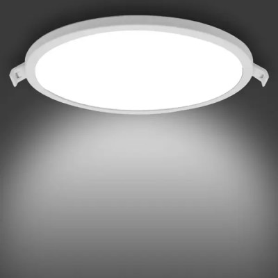 Светильник точечный светодиодный встраиваемый Apeyron 06-22 под отверстие 155 мм, 12 м², нейтральный белый свет, цвет белый