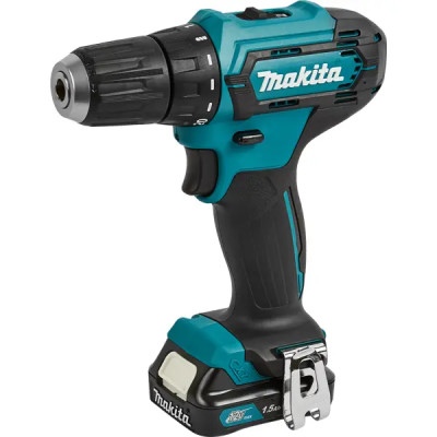 Дрель-шуруповерт аккумуляторная Makita DF333DWYE4, 12 В Li-ion 2x1.5 Ач