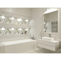 Плитка настенная Azori Trent Modello 20.1x50.5 см 1.52 м² матовая цвет серый