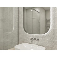Плитка настенная Azori Trent Modello 20.1x50.5 см 1.52 м² матовая цвет серый