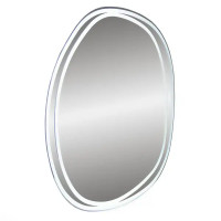 Зеркало для ванной Omega Glass Порто SD40 с подсветкой 73x73 см ассиметричное