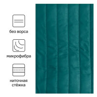 Покрывало Анды 215x240 см полиэстер цвет изумрудный