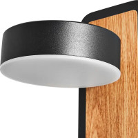 Бра светодиодный Lumion Ledio Leland 5631/5WL нейтральный белый свет, цвет черный