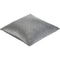 Подушка Velvet 50x50 см цвет серый Granit 3
