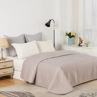 Покрывало Velvet 200x220 см полиэстер цвет розовый