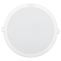 Светильник точечный светодиодный встраиваемый Philips LED20 под отверстие 200 мм 1 м² нейтральный белый свет, цвет белый