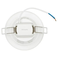 Светильник точечный светодиодный встраиваемый Philips LED6 под отверстие 90 мм 1 м² нейтральный белый свет, цвет белый