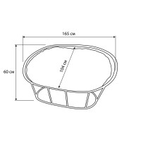 Диван садовый Greengard Малага с подушкой 60x104x165 см искусственный ротанг бежевый