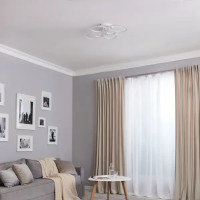 Люстра потолочная светодиодная Escada Orbita 10224/6LED 103W с пультом управления, 33 м², регулируемый белый свет, цвет белый