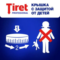 Гель для удаления засоров в трубах Tiret Профессионал 1 л