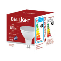 Лампа светодиодная Bellight MR16 GU5.3 220-240 В 6 Вт спот матовая 520 лм нейтральный белый свет