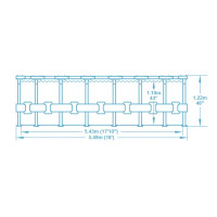 Бассейн каркасный Bestway 5618Y BW ø549 h122 см 23062 л