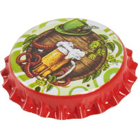 Кроненпробка Пиво разливное сталь цвет зеленый