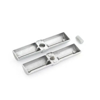 Соединитель труб Palladium алюминий цвет хром
