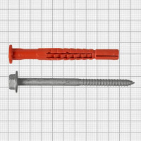 Дюбель фасадный Sormat, 10x100 мм, нейлон