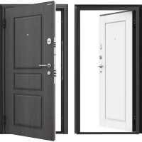 Дверь входная металлическая Премиум New 88x205 см левая белый