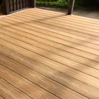 Террасная доска ДПК Decking цвет Медовый клен 3000x150x24 мм двусторонняя вельвет/структура дерева 0.45 м²