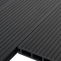 Террасная доска ДПК Decking цвет Жженый кедр 3000x150x24 мм двусторонняя вельвет/структура дерева 0.45 м²