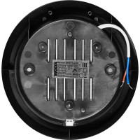 Светильник настенно-потолочный светодиодный Wolta DBO01-15-4K-BK 15 Вт IP40 накладной