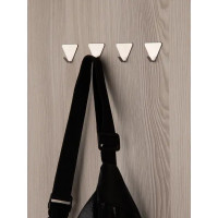 Крючок самоклеящийся треугольный нержавеющий 4 шт.