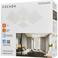 Люстра потолочная светодиодная Escada 10278/4 цвет белый