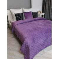 Покрывало Verona 220x240 см бархат цвет сиреневый Orchid 3
