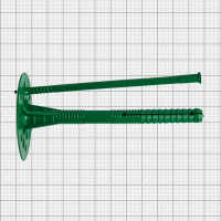 Дюбель для теплоизоляции Лучшая цена 10x120 мм, полипропилен, 30 шт.