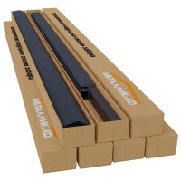 Забор-жалюзи Вершина 2x2.5 м цвет графит