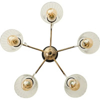 Люстра потолочная Wink Дарина A3453/5, 5 ламп, 15 м², цвет бронза/белый