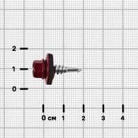 Саморезы кровельные с буром Standers оцинкованные 5.5x19 мм 232 шт. RAL 3005