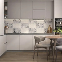 Плитка настенная Kerama Marazzi Бордо 25x40 см 0.9 м² матовая цвет серо-бежевый тёмный