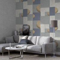 Обои флизелиновые Palitra Home Eclipse синие 1.06 м HC72080-46