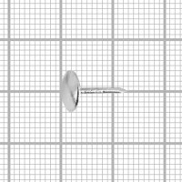 Гвозди финишные мебельные никель 9x13 мм, 20 шт.