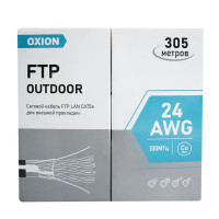 Кабель Oxion Outdoor FTP cat 5e 4x2х24 AWG на отрез