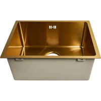 Мойка для кухни врезная Maidsinks LHS5040-R15-001GD 50x40 см глубина чаши 20 см нержавеющая сталь цвет золотистый