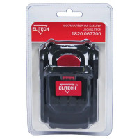 Аккумулятор Elitech 1820.067700, 18 В Li-ion 4 Ач