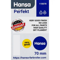 Кисть универсальная плоская Hansa Perfekt синтетическая щетина 70 мм