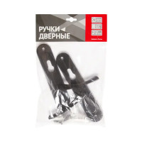 Ручка дверная на планке HP 155, цвет черный