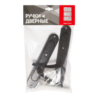 Ручка дверная на планке HP 277, цвет черный