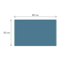 Коврик для ванной Fixsen Musk 50x80 см цвет серо-голубой